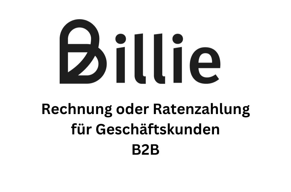 Billie (B2B Kauf auf Rechnung oder Ratenzahlung)