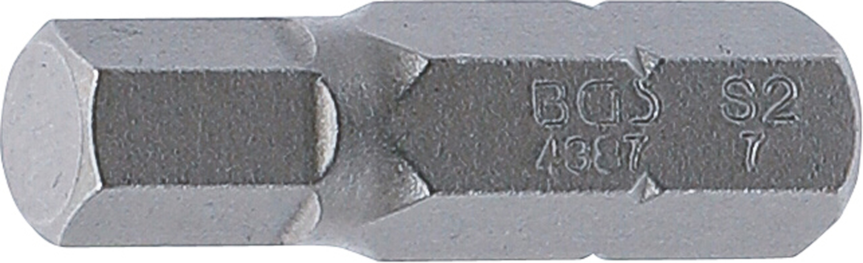 BGS 4387 Bit | Länge 30 mm | Antrieb Außensechskant 8 mm (5/16") | Innensechskant 7 mm