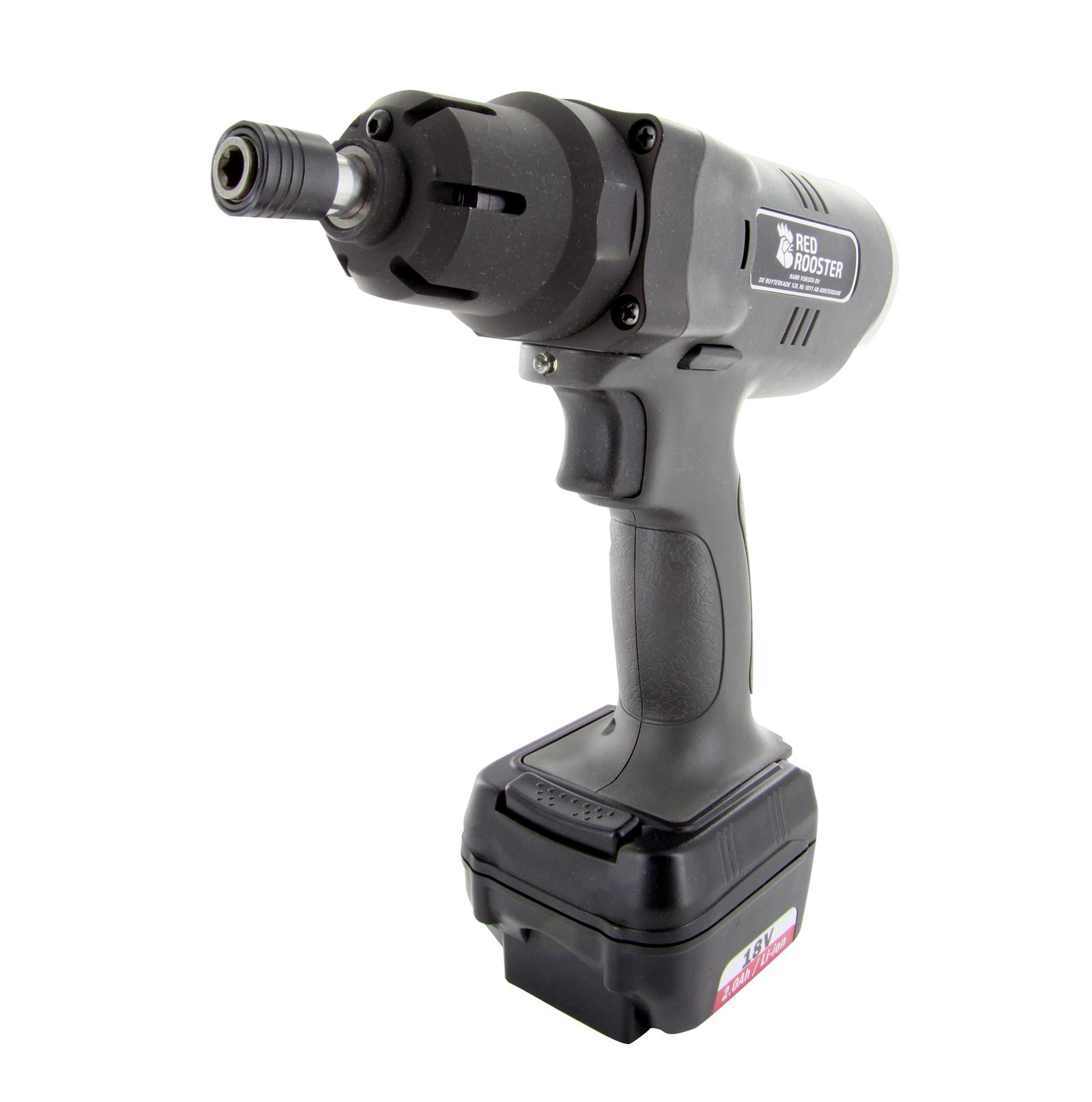 Akku Impulsschrauber RRI-BIM15AT Red Rooster 1/4" sechskant 7-15 Nm Abschaltimpulsschrauber 18 Volt